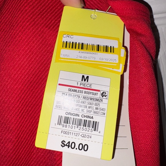 All in motion Red Women's workout Jumpsuit - Picture 3 of 5